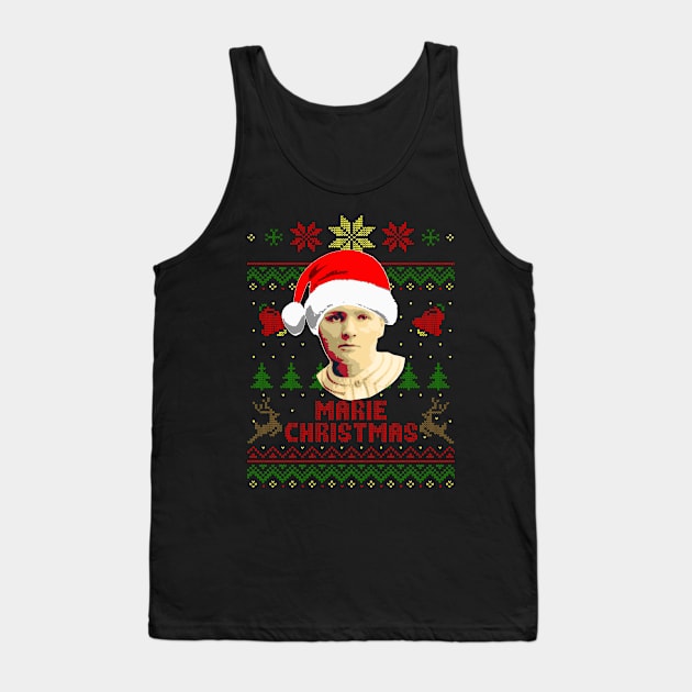 Marie Curie Marie Christmas Tank Top by Nerd_art